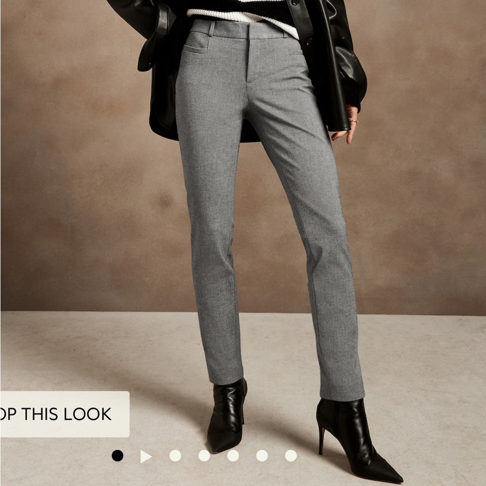 NWT. Banana Republic slim fit, full length w/ comfort stretch grey Sloan pant.